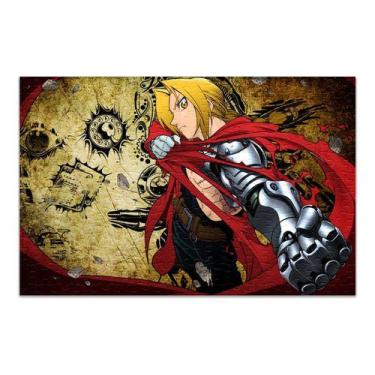 Imagem de Quebra-cabeça Personalizado Full Metal Alchemist Ed 48 Peças - Pomps G