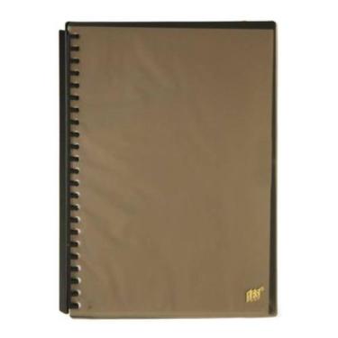 Imagem de Pasta Catálogo Canaleta Inteligente A4 YES Refil 20 folhas, Fume