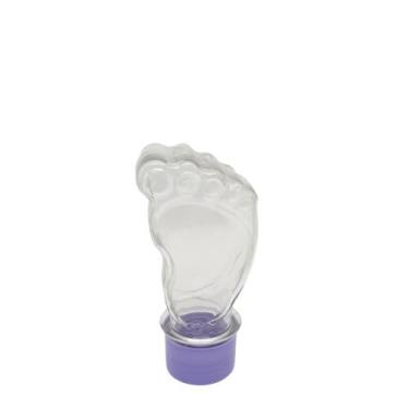 Imagem de 50 Tubetes Baleiro Mini Pezinho Revelação Chá De Bebê - Deluma Plástic