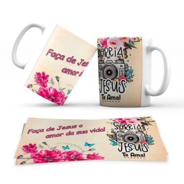 Imagem de Caneca Personalizada Evangelica Jesus Te Ama