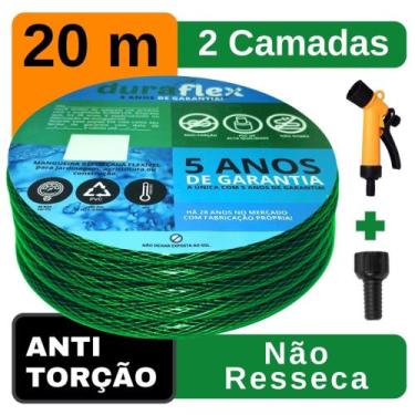 Imagem de Mangueira de Jardim Verde Ultra Resistente 20 Metros - DuraFlex