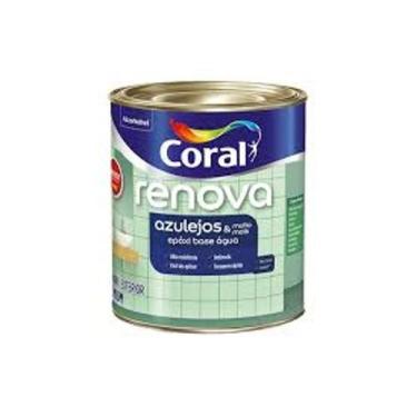 Imagem de Renova Azulejos Epóxi Base d'água Branco Brilhante 0,900L - Coral