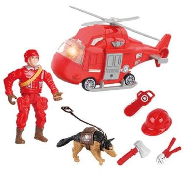 Imagem de Helicoptero Coleçao Operaçao Resgate DM TOYS DMT6856