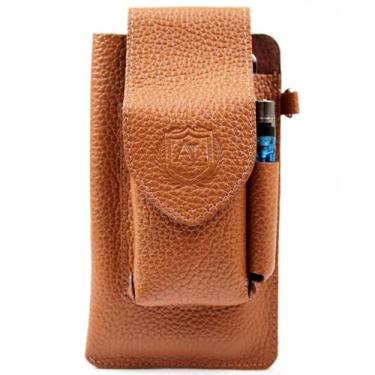 Imagem de Cigarreira Porta Celular em Couro Artlux 3018, Caramelo