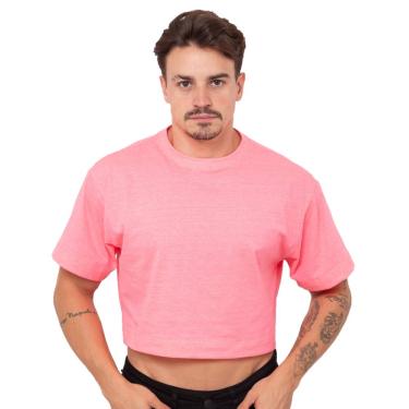 Imagem de Cropped Oversized Masculino Rosa Neon - JWilas Streetwear