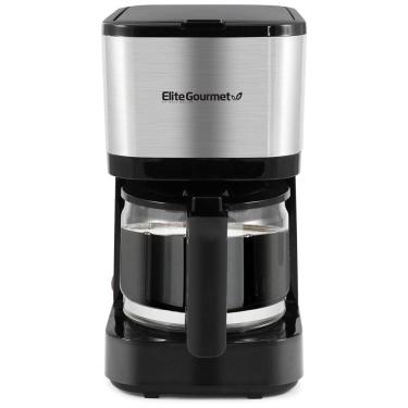 Imagem de Cafeteira Elétrica Automática com Filtro Reutilizável 110V 900W Elite Gourmet EHC9420, Preta