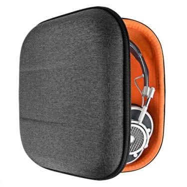 Imagem de Geekria Capa protetora para fones de ouvido compatível com JBL, Grado, Audio Technica, Master & Dynamic e muito mais, bolsa rígida de substituição para transporte de viagem com armazenamento de cabo
