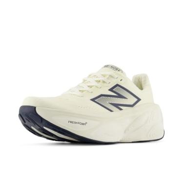 Imagem de New Balance Tênis de corrida feminino Fresh Foam X More V5, Angorá/sal marinho/manga quente, 7.5 Wide