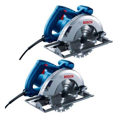 Imagem de Kit 2 Peças Serra Circular Bosch Professional Gks 20-65 110v, 110V