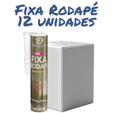 Imagem de Kits Colas Rodapé Roda Teto Moldura Sanca Fixa Cola Ultra Cor Branco 4