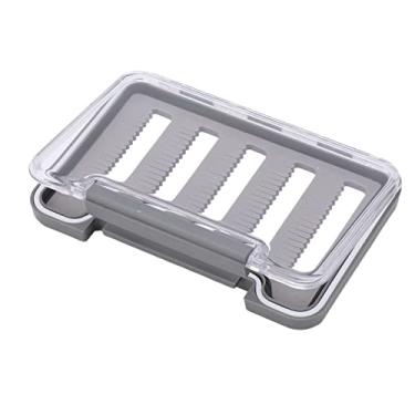 Imagem de Caixa de equipamento de pesca com mosca, caixa de mosca transparente, caixa de vara de pesca no gelo para garantir que suas iscas sejam protegidas de vapores (long hole)