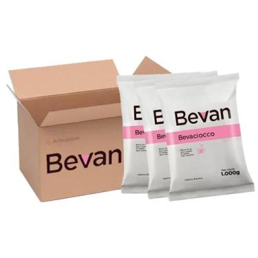 Imagem de Kit 3 Pacote Chocolate em Pó Solúvel Bevan Bevaciocco 1 Kg