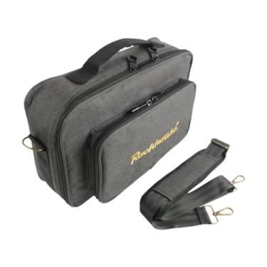 Imagem de Generic Pedalboard Carry Case Guitar Efeitos Pedal Pedal Bag Bag Travel Resistente a água Mostrar bolsa de pedal de guitarra de guitarra ao ar livre, 36cmx23cmx14cm