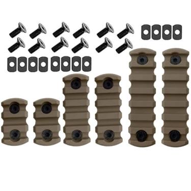 Imagem de GOTICAL Pacote de 6 a 7 compartimentos, 5 compartimentos, 3 trilhos - l 12 parafusos e 12 porcas com 3 chaves Allen