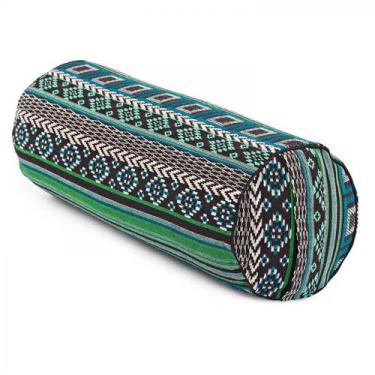 Imagem de YOGATERIA Almofadão Cilíndrico Bolster Estampado Ethno 65xø 23cm 2kg -