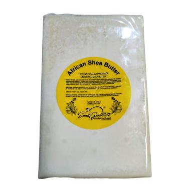 Imagem de Manteiga de karité cheira bem, marfim puro, não refinado, africano, 2,27 kg