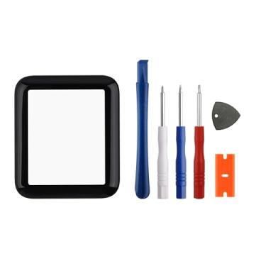 Imagem de Duotipa Nova lente de vidro frontal externa de vidro para Apple Watch Series 4/5/6 44 mm com OCA inclui kit de ferramentas, sem tela LCD e digitalizador sensível ao toque
