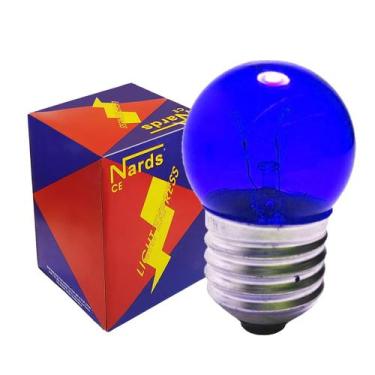 Imagem de Lâmpada Incandescente Bolinha BG35 Azul 7W E27 220v - NARDS
