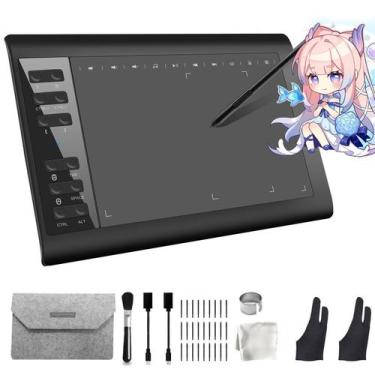 Imagem de Tablet de desenho gráfico TEROW T1060 10x6 polegadas com caneta