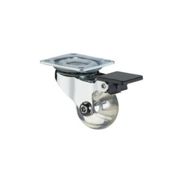 Imagem de Rodízio Bendoor Silicone Giratório Freio 1.3/8" 35mm 35kg - NOERP_1405