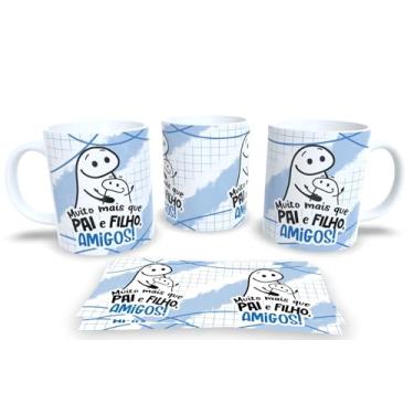 Imagem de Caneca Pai Herói – Com Frases Engraçadas e Carinhoso | Presente Criativo P62 (Muito mais que pai e filho amigo)