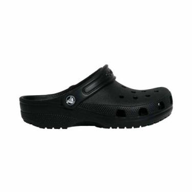 Imagem de Sandália Infantil Crocs Classic Clog 206990-001, Preto, 27