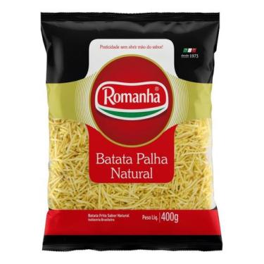 Imagem de Kit c/ 2 Batata Palha Natural Romanha Pacote 400g