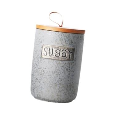 Imagem de ＫＬＫＣＭＳ Lata de chá de vasilha de café, decorativa, chá de armazenamento de chá de pêlo de pêlo de biscoito de biscoito para lanches de porca de especiarias, açúcar