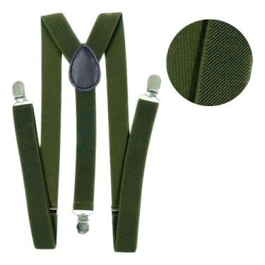 Imagem de 10 Suspensório Várias Cores Ajustável Adulto - Feminino Masculino - Rp