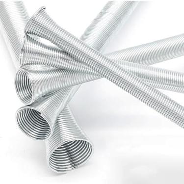 Imagem de Kit de dobradores de tubos de mola 5 em 1 para tubos de cobre, latão, alumínio e aço fino (1/4, 5/16, 3/8, 1/2, 5/8 polegadas) - Conjunto de ferramentas dobradoras de tubos resistentes para HVAC