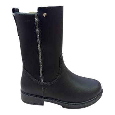 Imagem de Bota Infantil Feminina Safira Montaria Cano Médio Preta (Preta, BR, Criança de 4 a 8 anos, Numérico, M, 33)