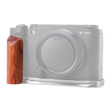 Imagem de Hersmay X-M5 Pega em forma de L para FUJIFILM X-M5, placa de liberação rápida integrada para Arca, cabo lateral de madeira leve com suportes de 0,6 cm - 20