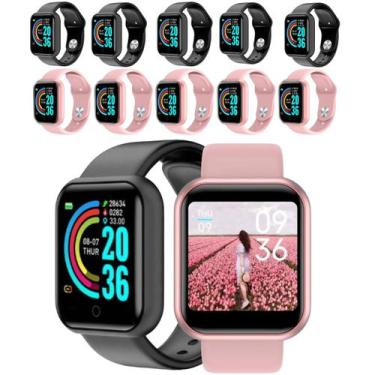 Imagem de Relógio Smartwatch Atacado 10 Peça D20 Masculino E Feminino - 01Smart,