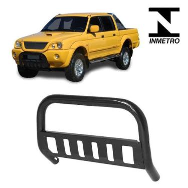 Imagem de Parachoque Quebra Mato L200 Outdoor 2006 2007 Chapa Preto - CCF