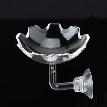 Imagem de Fydun Tubo de Alimentação de Camarão 3pcs, Alimentador Tanque Peixes Acrílico Com Tubo Clipe Suporte, Alimentadores Automáticos Vidro Aquário (35cm)