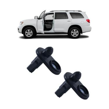 Imagem de Eterpace 2 peças de interruptor de batente de porta dianteira e traseira, compatível com Sequoia 2008-2022, Sienna 2011-2020, Tundra 2007-2019, interruptor Ajar de luz de porta, substituição # 84231