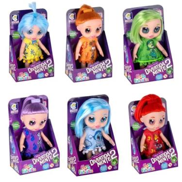 Imagem de Kit 6 Bonecas Divertidamente 2 Emoções Cotiplás 2877-2878-2879-2880-2881-2882