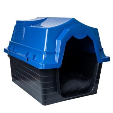 Imagem de Casinha Cachorro Grande N5 Casa Pet Com Proteção Raios UV(Azul)