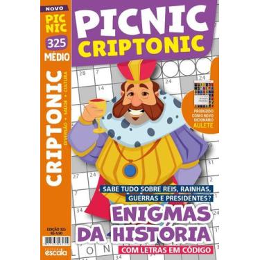 Imagem de Picnic Criptonic - Médio: 325 - Enigmas da História - Lafonte, 3