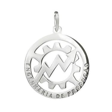 Imagem de Pingente Engenharia de Produção Coleção Formatura em Prata 925 - Sam J