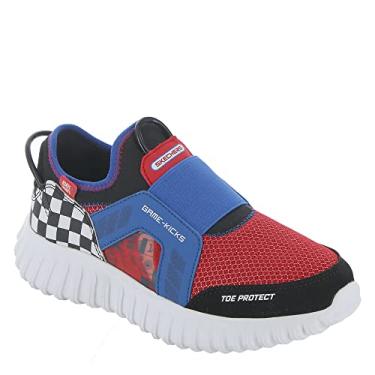 Imagem de Skechers Profundidade Charge 2.0 de ponta dupla para meninos, Azul/Multi, 1 Little Kid