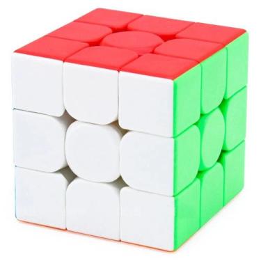 Imagem de Cubo Mágico Antitravamento 3x3 Sem Tranco Giro Rápido Moyu - Mei Long