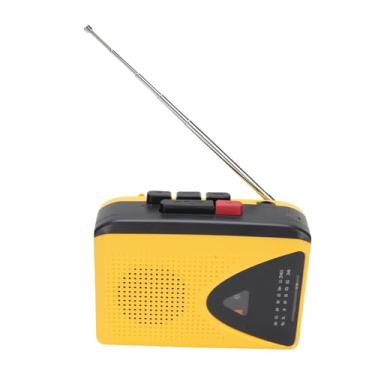 Imagem de Heayzoki Cassete Player, Gravador retrô Com Grande Alto -falante e Fone de Ouvido, Microfone Embutido, Fonte de Alimentação Flexível, Rádio Portátil AM FM para Caminhar, Correr, Viajar