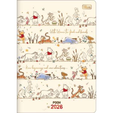 Imagem de Agenda Planner Grampeada Pooh 2026 Tilibra