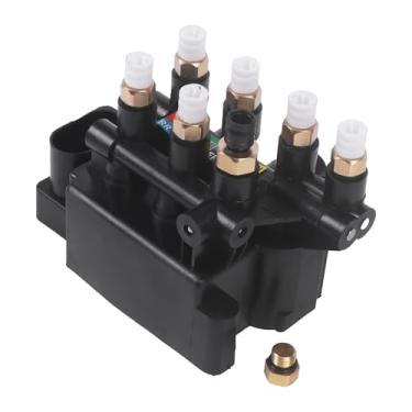 Imagem de Autodevil 1 unidade de bloco de válvula de suspensão a ar compatível com BMW Série 7 G11 G12 740i 750i Sedan automático 2016-2019 substitui 37206861882 4725530100