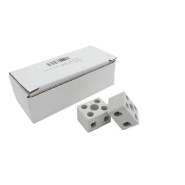Imagem de Conectores Porcelana Bip 10Mm Ceramica Normal 10A 250V 60Un - Fertak