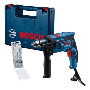 Imagem de Furadeira Martelete Parafusadeira Gsb 13 Com Kit 5 Brocas 220v - Bosch