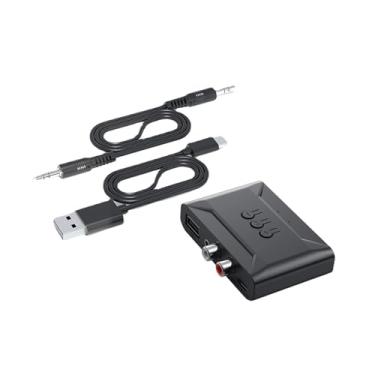 Imagem de Generic Adaptador de áudio sem fio 5.4, receptor de áudio, adaptadores RCA profissionais de longo alcance, adaptador de música estéreo USB para streaming de