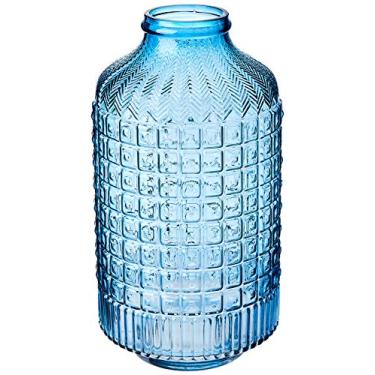 Imagem de Aimez Garrafa Decorativ 32 * 17cm Vidro Azul Cn Home & Co Único