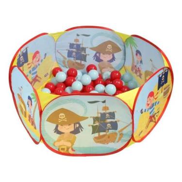 Imagem de Piscina de Bolinhas Infantil Cestinha Menino Menina Mickey Minnie - Zi